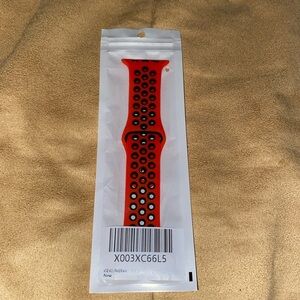 NWT Apple Watch ⌚️ band replacement 42mm red/black silicone